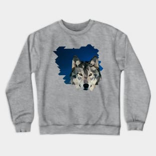 3d wolf Crewneck Sweatshirt